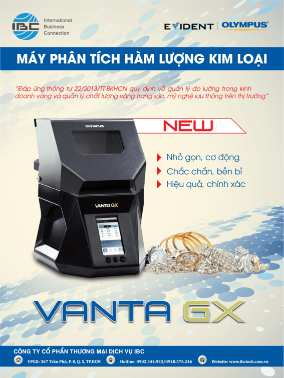 Máy phân tích hàm lượng kim loại Vanta - Công Ty Cổ Phần Thương Mại Dịch Vụ IBC
